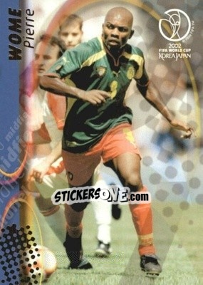 Sticker Pierre Wome - FIFA World Cup Korea/Japan 2002. Trading Cards n. 39 - Panini