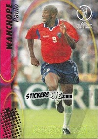 Sticker Paulo Wanchope - FIFA World Cup Korea/Japan 2002. Trading Cards - Panini