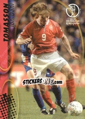 Sticker Jon Dahl Tomasson - FIFA World Cup Korea/Japan 2002. Trading Cards - Panini