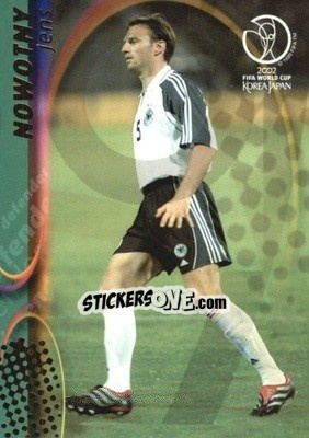 Sticker Jens Nowotny - FIFA World Cup Korea/Japan 2002. Trading Cards - Panini