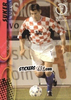 Sticker Davor Suker - FIFA World Cup Korea/Japan 2002. Trading Cards n. 67 - Panini