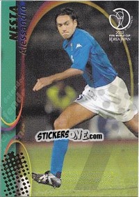 Cromo Alessandro Nesta - FIFA World Cup Korea/Japan 2002. Trading Cards - Panini