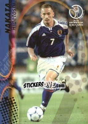Sticker Hidetoshi Nakata - FIFA World Cup Korea/Japan 2002. Trading Cards - Panini