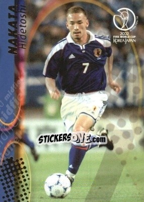 Sticker Hidetoshi Nakata - FIFA World Cup Korea/Japan 2002. Trading Cards n. 75 - Panini