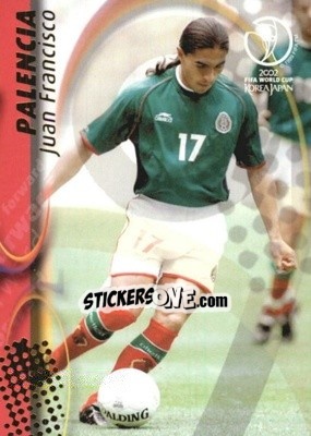 Cromo Juan Francisco Palencia - FIFA World Cup Korea/Japan 2002. Trading Cards - Panini
