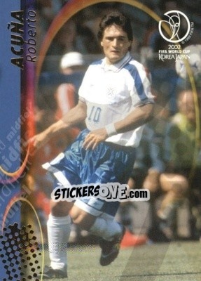Sticker Roberto Acuña - FIFA World Cup Korea/Japan 2002. Trading Cards - Panini