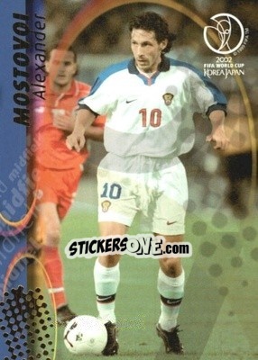 Sticker Aleksandr Mostovoi - FIFA World Cup Korea/Japan 2002. Trading Cards - Panini