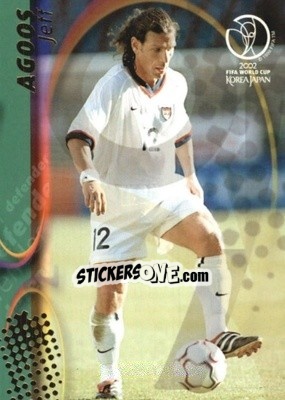 Figurina Jeff Agoos - FIFA World Cup Korea/Japan 2002. Trading Cards - Panini