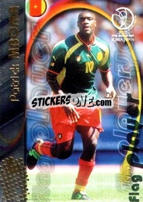 Sticker Patrick M'Boma - FIFA World Cup Korea/Japan 2002. Trading Cards - Panini