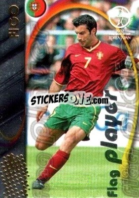 Figurina Figo - FIFA World Cup Korea/Japan 2002. Trading Cards - Panini