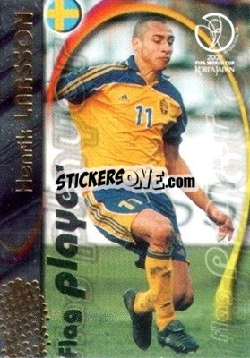Cromo Henrik Larsson - FIFA World Cup Korea/Japan 2002. Trading Cards - Panini