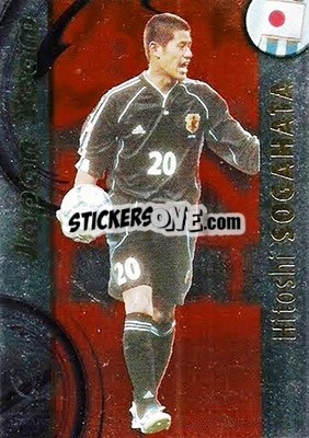 Sticker Hitoshi Sogahata - FIFA World Cup Korea/Japan 2002. Trading Cards n. J3 - Panini