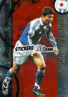 Sticker Toshihiro Hattori - FIFA World Cup Korea/Japan 2002. Trading Cards n. J5 - Panini