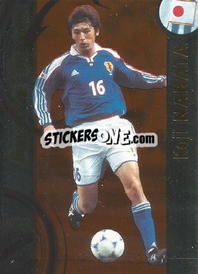 Sticker Koji Nakata - FIFA World Cup Korea/Japan 2002. Trading Cards n. J8 - Panini