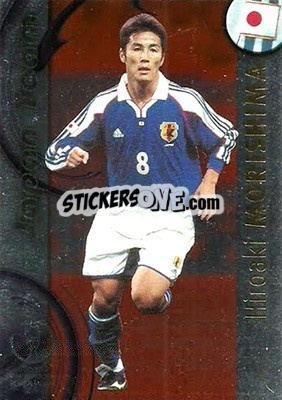 Sticker Hiroaki Morishima - FIFA World Cup Korea/Japan 2002. Trading Cards n. J12 - Panini