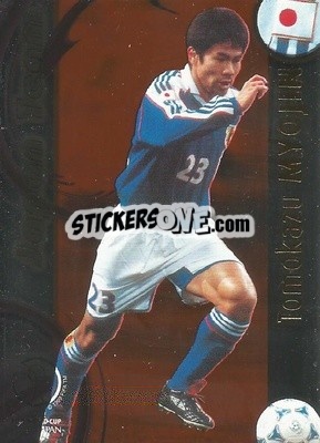 Sticker Tomokazu Myojin - FIFA World Cup Korea/Japan 2002. Trading Cards n. J13 - Panini