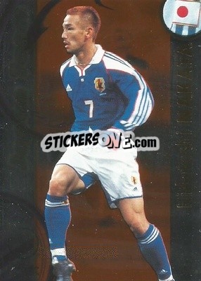Sticker Hidetoshi Nakata - FIFA World Cup Korea/Japan 2002. Trading Cards n. J15 - Panini