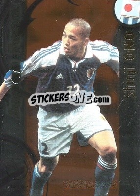 Sticker Shinji Ono - FIFA World Cup Korea/Japan 2002. Trading Cards n. J17 - Panini