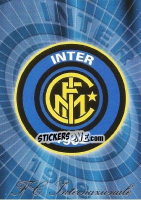 Sticker Logo Inter - Inter 2000 Cards n. 1 - Ds