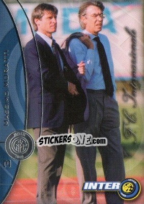 Sticker Moratti - Inter 2000 Cards n. 3 - Ds