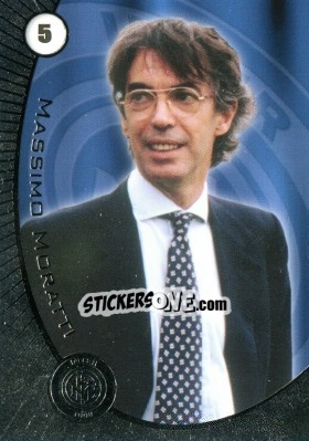 Sticker Moratti - Inter 2000 Cards - Ds