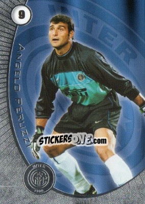 Sticker Angelo Peruzzi - Inter 2000 Cards n. 9 - Ds
