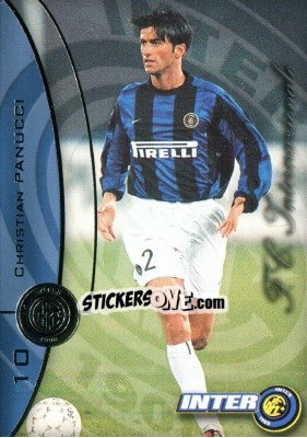 Sticker Christian Panucci - Inter 2000 Cards - Ds