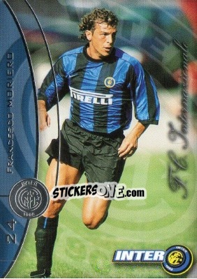 Sticker Francesco Moriero - Inter 2000 Cards n. 24 - Ds
