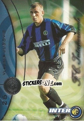 Sticker Vladimir Jugovic - Inter 2000 Cards n. 26 - Ds