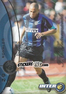 Sticker Ronaldo - Inter 2000 Cards - Ds