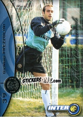 Sticker Giorgio Frezzolini - Inter 2000 Cards n. 39 - Ds