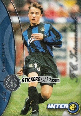 Cromo Dario Simic - Inter 2000 Cards - Ds