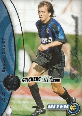 Sticker Benoit Cauet - Inter 2000 Cards n. 44 - Ds