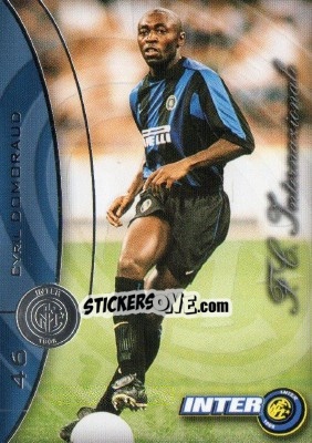 Sticker Cyril Domoraud - Inter 2000 Cards n. 46 - Ds