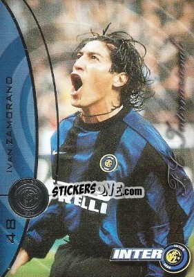 Sticker Ivan Zamorano - Inter 2000 Cards - Ds