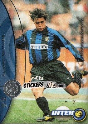 Sticker Alvaro Recoba - Inter 2000 Cards n. 52 - Ds