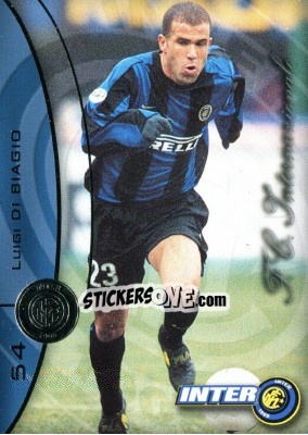 Sticker Luigi Di Biagio - Inter 2000 Cards n. 54 - Ds