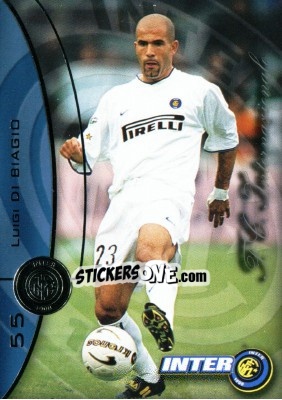 Sticker Luigi Di Biagio - Inter 2000 Cards n. 55 - Ds
