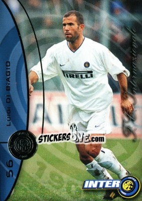 Sticker Luigi Di Biagio - Inter 2000 Cards n. 56 - Ds