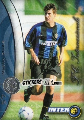 Sticker Martin Rivas - Inter 2000 Cards - Ds