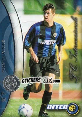 Sticker Martin Rivas - Inter 2000 Cards n. 57 - Ds