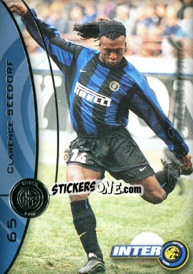 Sticker Clarence Seedorf - Inter 2000 Cards n. 65 - Ds