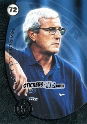 Sticker Marcello Lippi - Inter 2000 Cards n. 72 - Ds