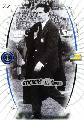 Sticker Helenio Herrera - Inter 2000 Cards - Ds