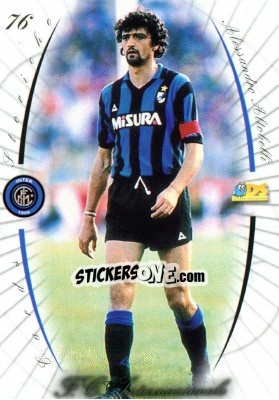 Sticker Alessandro Altobelli - Inter 2000 Cards n. 76 - Ds