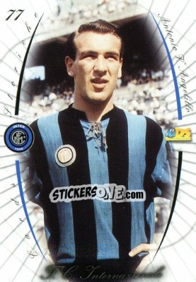 Sticker Antonio Valentin Angelillo - Inter 2000 Cards n. 77 - Ds