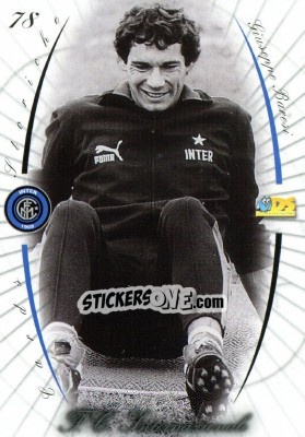 Sticker Giuseppe Baresi - Inter 2000 Cards - Ds