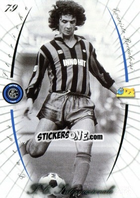 Sticker Evaristo Beccalossi - Inter 2000 Cards - Ds