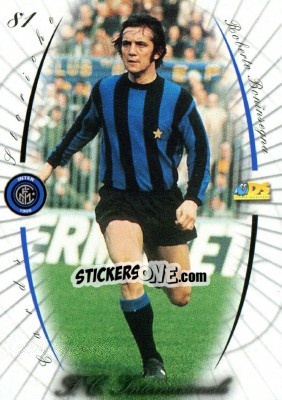 Figurina Roberto Boninsegna - Inter 2000 Cards n. 81 - Ds