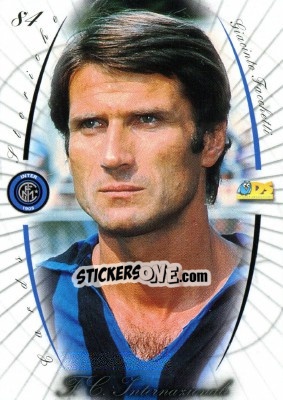 Sticker Giacinto Facchetti - Inter 2000 Cards n. 84 - Ds
